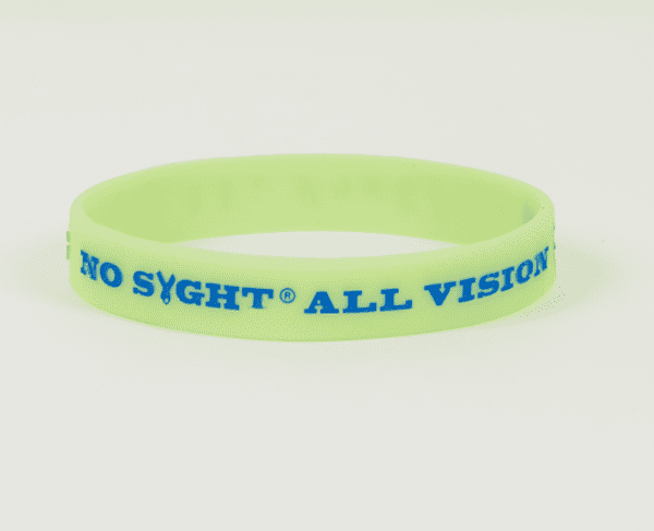 Light Generated Glow in Dark Silicone Wristband